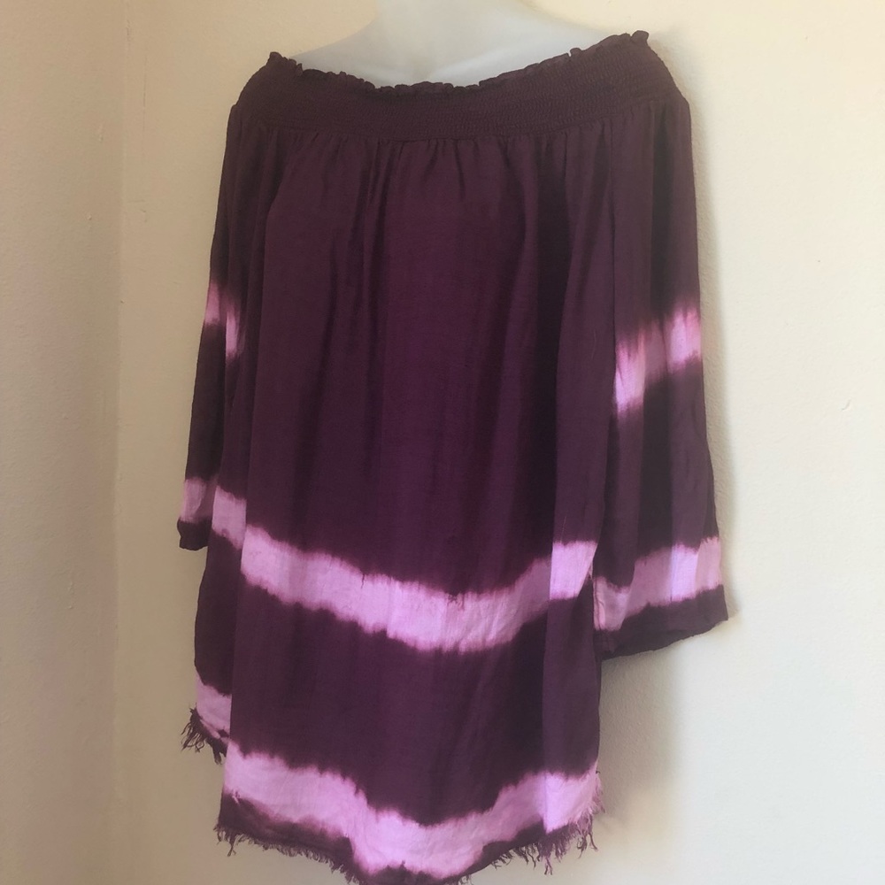 3️⃣ O’Neill off the shoulder tie dyeCover Up Small